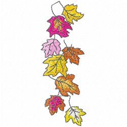 Leaves Embroidery Design 12